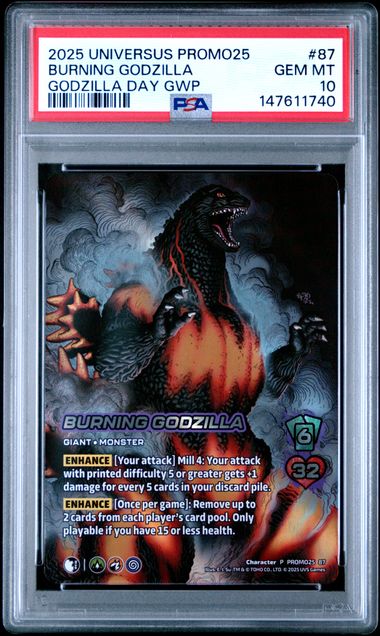 PSA 10 Burning Godzilla #87